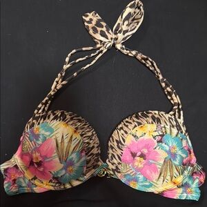 Floral and Leopard Print Victorias Secret Bombshell Bikini